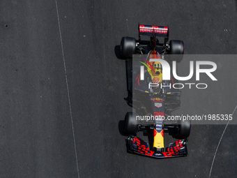 33 VERSTAPPEN Max from Netherland of Red Bull Tag Heuer RB13 during the Monaco Grand Prix of the FIA Formula 1 championship, at Monaco on 27...