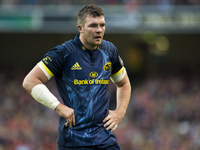 Peter O'Mahony of Munster dejected during the Guinness PRO12 Final between Munster Rugby and Scarlets at Aviva Stadium in Dublin, Ireland on...