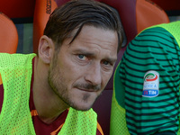 Francesco Totti during the Italian Serie A football match between A.S. Roma and F.C. Genoa at the Olympic Stadium in Rome, on may 28, 2017....