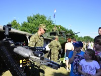 Celebration of 26th anniversary of the Croatian Armed Forces at Recreational Sports Center Jarun in Zagreb, Croatia on 28 May 2017.  (