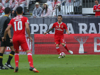 Benficas defender Alex Grimaldo from Spain during the match between SL Benfica and Vitoria SC for the Portuguese Cup Final at Estadio Nacion...