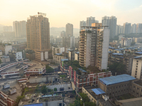 A view of a part of Chongqing (Population +8 Mln, Metro 52 Mln), one of China's four direct-controlled municipalities (the other three are B...