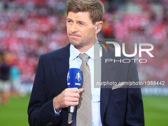 Steven Garrard
during The Emirates FA Cup - Final between
Arsenal against Chelsea at Wembley Stadium
on May 27 2017 , England (
