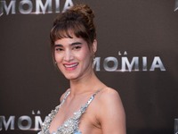 Sofia Boutella attends the 'The Mummy' Spanish premiere at 'Callao City Lights' cinema in Madrid on 29 May, 2017 (