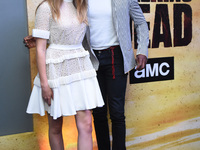 Actress Alycia Debnam-Carey and actor Colman Domingo  are seen during a press conference to promote the  season  3 of 'Fear The Walking Dead...