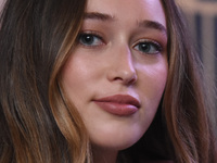 Actress Alycia Debnam-Carey is seen during a press conference to promote the  season  3 of 'Fear The Walking Dead' at W Hotel on May 30, 201...