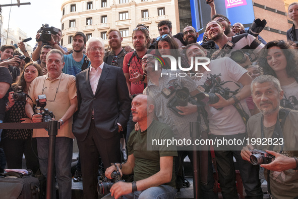 Richard Gere attend 'Norman: The Moderate Rise and Tragic Fall of a New York Fixer' Madrid Premiere on May 31, 2017 in Madrid, Spain 