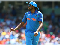 Ravichandran Ashwin of India
during the ICC Champions Trophy match Group B between India and South Africa at The Oval in London on June 11,...