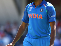 Ravichandran Ashwin of India
during the ICC Champions Trophy match Group B between India and South Africa at The Oval in London on June 11,...