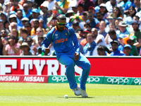 Shikhar Dhawan of India
during the ICC Champions Trophy match Group B between India and South Africa at The Oval in London on June 11, 2017...