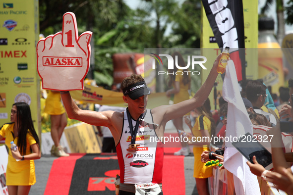 Canada’s Brent McMahon wins the Cobra Ironman 70.3 Philippines, Professional category with a time of three hours, fifty-nine minutes and six...