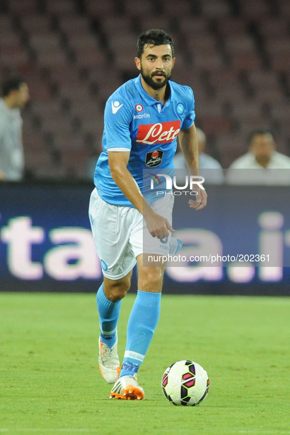 Raul Albiol of SSC Napoli during Pre Season Friendly match between SSC Napoli and PAOK FC Football / Soccer at Stadio San Paolo on August 2,...