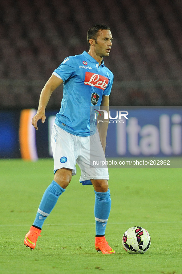 Giandomenico Mesto of SSC Napoli during Pre Season Friendly match between SSC Napoli and PAOK FC Football / Soccer at Stadio San Paolo on Au...