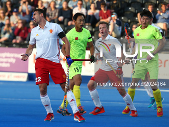 David Condon of England
during The Men's Hockey World League 2017 Group A match between England and Chinaat The Lee Valley Hockey and Tennis...