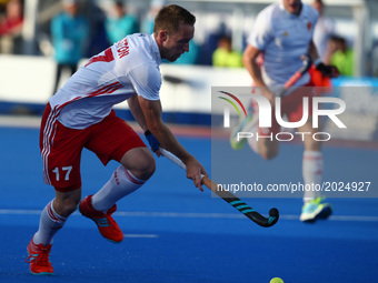 Barry Middleton of England 
during The Men's Hockey World League 2017 Group A match between England and Chinaat The Lee Valley Hockey and Te...