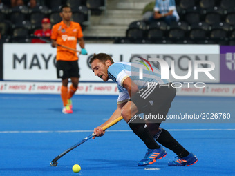 Gonzalo Peillat of Argentina 
during The Men's Hockey World League Semi-Final 2017 Group A match between Argentina and Malaysia The Lee Vall...