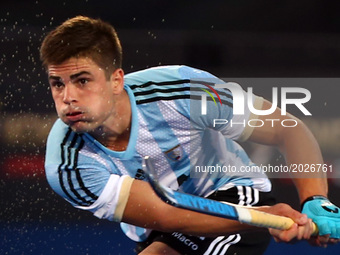 Gonzalo Peillat of Argentina 
during The Men's Hockey World League Semi-Final 2017 Group A match between Argentina and Malaysia The Lee Vall...