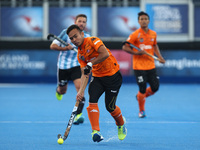 Meor Muhamad Azuan Hasan of Malaysia
during The Men's Hockey World League Semi-Final 2017 Group A match between Argentina and Malaysia The L...