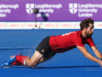 Iain Smythe of Canada
during The Men's Hockey World League Semi-Final 2017 Group B match between Canada and Pakistan The Lee Valley Hockey a...