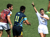 The international referee Beatrice Benvenuti reacts during The 