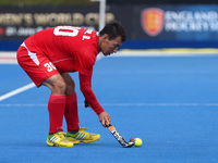 AO Weibao of China 
 during The Men's Hockey World League Semi-Final 2017 Group A match between China and Korea The Lee Valley Hockey and Te...