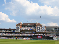 View of The Kia Oval
during the ICC Champions Trophy Final match between India and Pakistan at The Oval in London on June 18, 2017 (