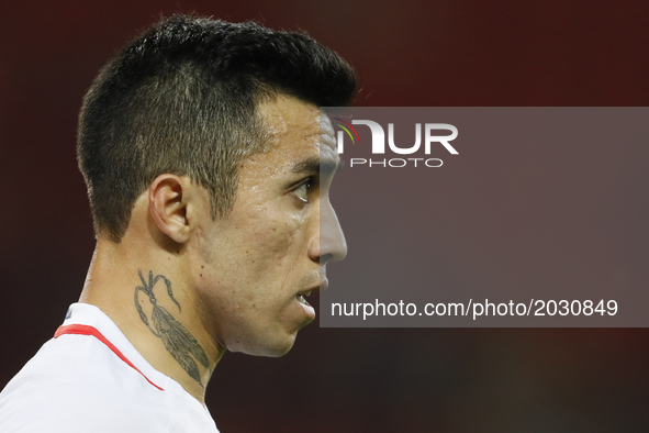Edson Puch of Chile national team during the Group B - FIFA Confederations Cup Russia 2017 match between Cameroon and Chile at Spartak Stadi...