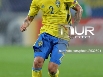 Linus Wahlqvist (SWE), during the UEFA U21 match between Poland and Sweden at Arena Lublin on June 19, 2017 in Lublin, Poland. (