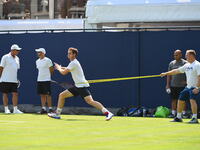 Andy Murray (GBR) pictured while practicing at AEGON Championships The Queen's Club, London on June 20, 2017. (