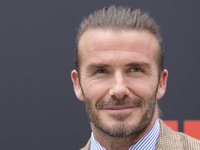 David Beckham attends the presentation of Biotherm Homme in Madrid. June 20, 2017 (