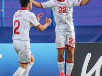 Nikola Gjorgjev (MKD)  goal celebration during the UEFA European Under-21 Championship Group C match between Czech Republic and Italy at Tyc...