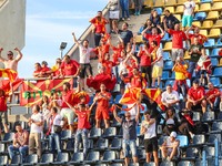Macedonia fans during the UEFA European Under-21 Championship Group C match between Czech Republic and Italy at Tychy Stadium on June 21, 20...