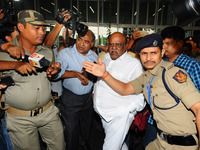 Criminal Investigation Department after arrest Justice CS Karnan Retired of the Calcutta High Court arrive NSC Bose International Airport an...