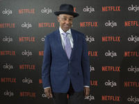 The actor Giancarlo Esposito visits Madrid to promote the film of Netflix OKJA. (