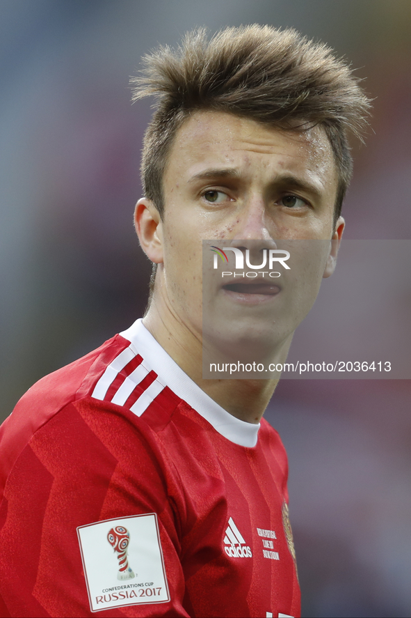 Aleksandr Golovin of Russia national team during the Group A - FIFA Confederations Cup Russia 2017 match between Russia and Portugal at Spar...