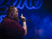 English singer and songwriter Rag'n'Bone Man performs live at the EX-DOGANA on June 20, 2017 in Roma, Italy (
