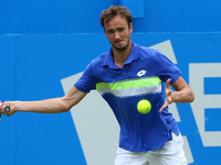 Daniil Medvedev (RUS) against Thanasi Kokkinakis (AUS) during Men's Singles Round Two match on the fourth day of the ATP Aegon Championships...