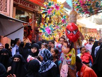Indian Muslims  busy in shopping  at Ramganj Bazar ahead of Eid al-Fitr, during the holy month of Ramadan in Jaipur,Rajasthan, India, 22 Jun...