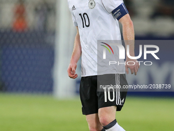 Maximilian Arnold (GER), during the UEFA European Under-21 Championship Group C match between Germany and Denmark at Krakow Stadium on June...