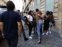 Bella Hadid out and about in Paris, France, on June 22, 2017. (