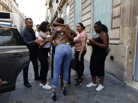 Bella Hadid out and about in Paris, France, on June 22, 2017. (