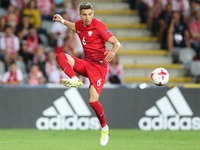 Jan Bednarek (POL), during the UEFA European Under-21 Championship Group A match between England and Poland at Kielce Stadium on June 22, 20...