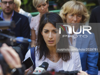 The Mayor of Rome Virginia Raggi inaugurates the new Refreshment Point of  Fori Imperiali Tourist Information Point and presents the tourism...