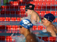 Jocelyn Ulyett (GBR) competes in Women's 100 m Breaststroke Final B during the international swimming competition Trofeo Settecolli at Pisci...