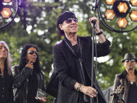 German band Scorpions singer Klaus Meine attend the Walk of Fame Star Unveiling ceremony in Krakow, Poland on  23 June, 2017. (