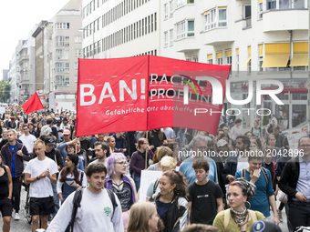  demonstrate against racism towards black people in Berlin, Germany on June 24, 2017. (
