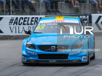 NICKY CATSBURG IN VOLVO S60 POLESTAR OF POLESTAR CYAN RACING in action during the Free Practice of FIA WTCC 2017 World Touring Car Champions...