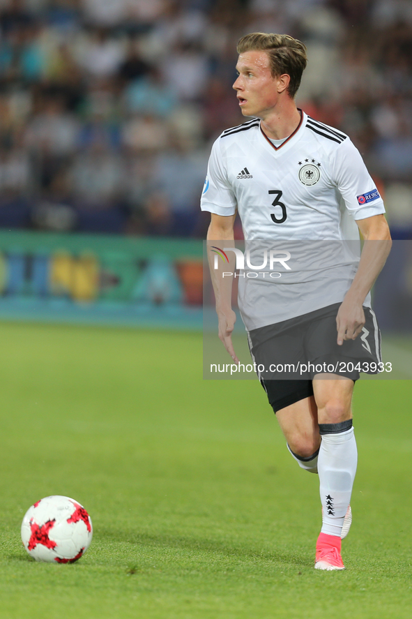 Yannick Gerhardt (GER), during the UEFA U-21 European Championship Group C football match Italy v Germany in Krakow, Poland on June 24, 2017...