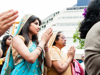 Community Indu take part at Ratha Yatra Festival in Rotterdam, Netherland, on June 25th, 2017. The Festival of the Chariots, also known as R...