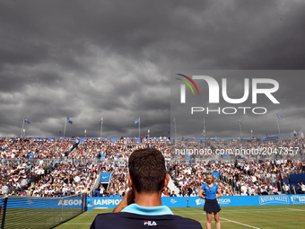 Marin Cilic CRO after  Men's Doubles  Final match on the day  seven of the ATP Aegon Championships at the Queen's Club in west London on Jun...